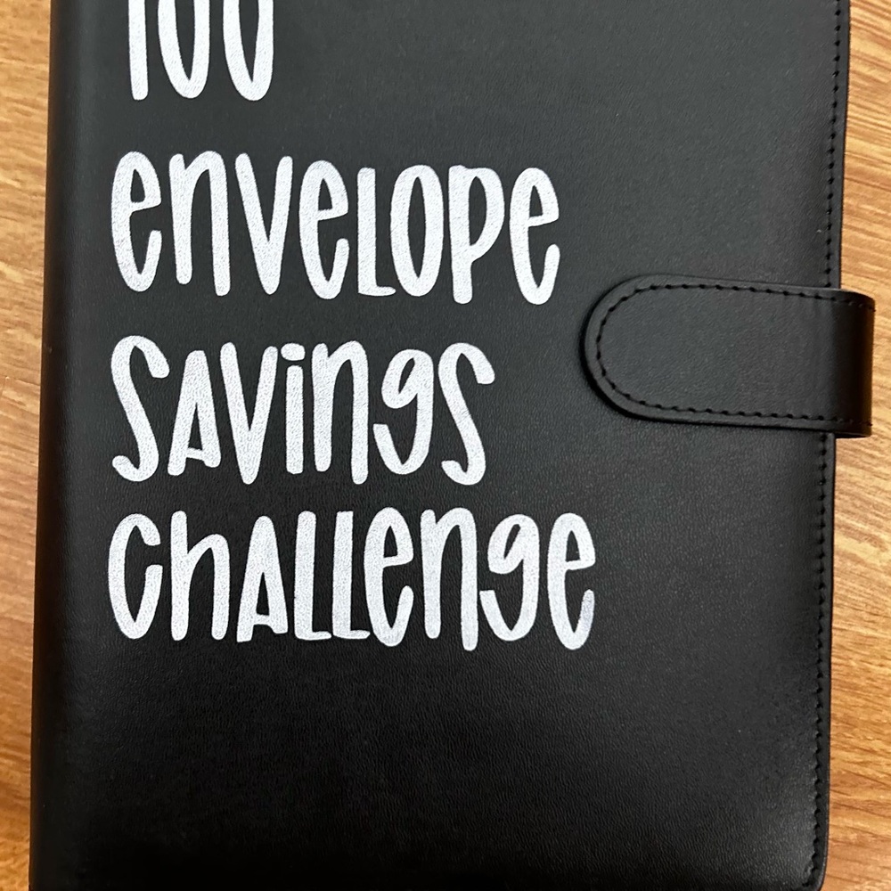 Black Envelope Savings Challenge Binder